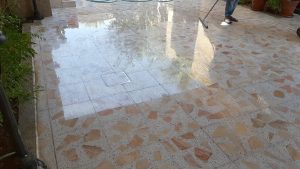 سعر جلي بلاط الحوش